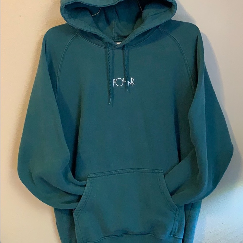 Men’s Polar Skate Co. green hoodie